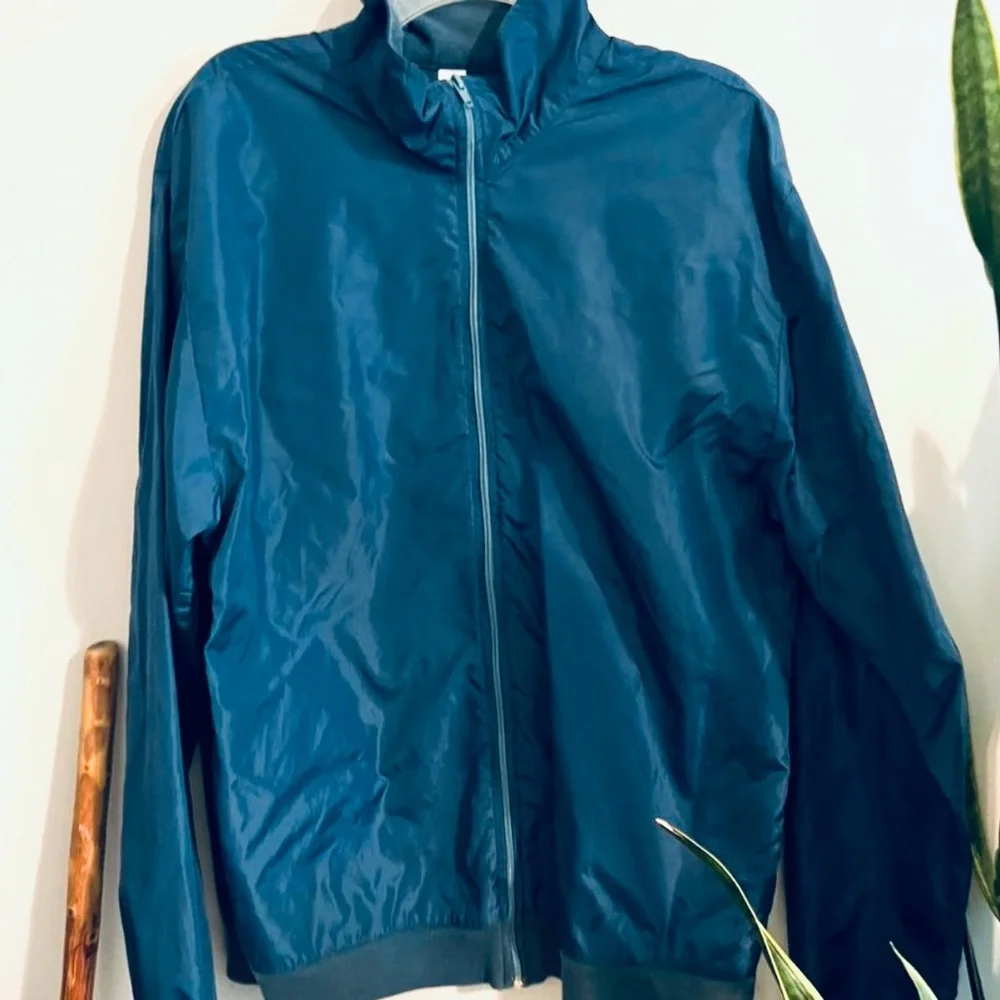Standard American Teal‎ Raincoat Jacket, XL